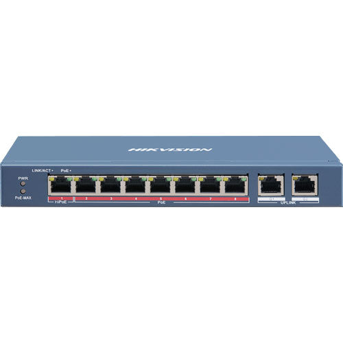 DS-3E0310HP-E HIKVISION 8 Ports layer 2 PoE Switch
