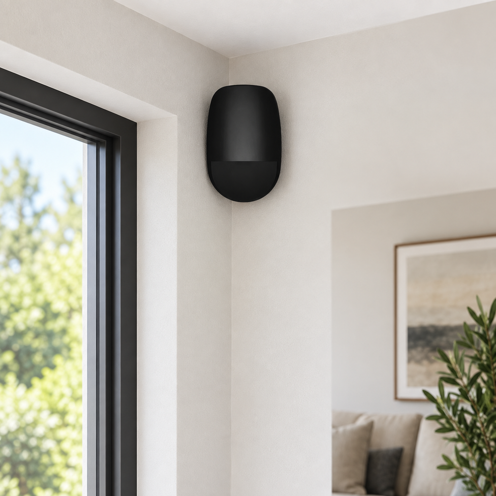 Hikvision DS-PDP15P-EG2-WE Black — ενδεικτική απεικόνιση τοποθέτησης