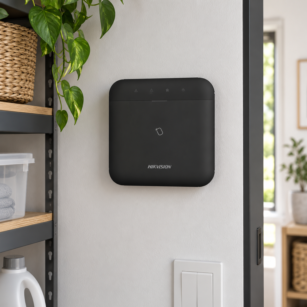 Hikvision DS-PWA64-L-WE Black — ενδεικτική απεικόνιση τοποθέτησης
