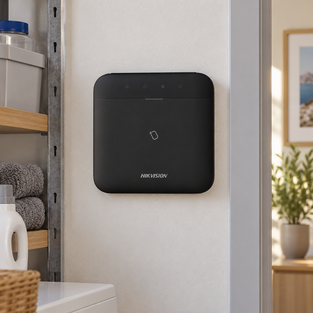 Hikvision DS-PWA96-M-WE Black — ενδεικτική απεικόνιση τοποθέτησης