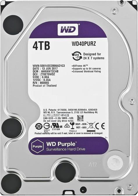 WESTERN DIGITAL SATA 3,5" HDD 4TB