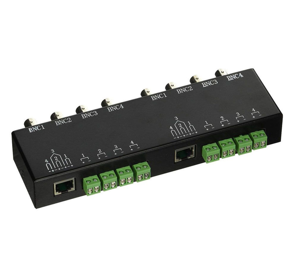 Passive 8-Channel Video Balun Transmitter/Receiver for HD-TVI and HD-CVI