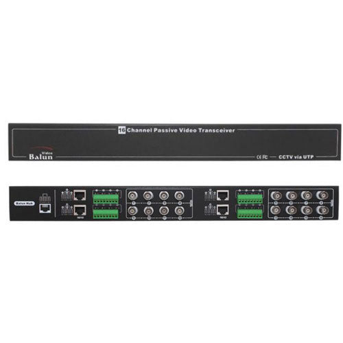 BL-816  Passive 16 Channel Video balun Transmitter / Receiver