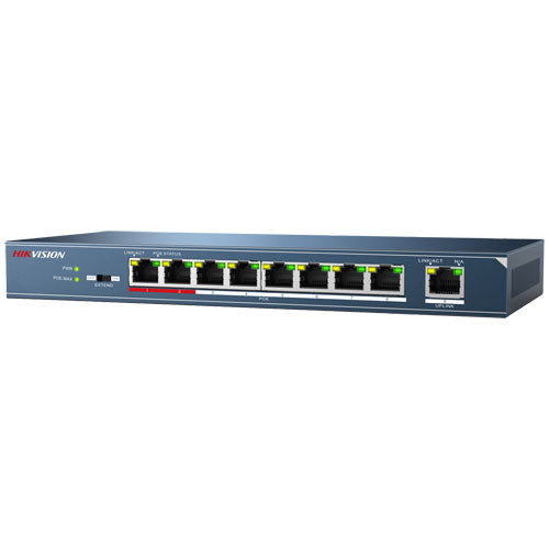 DS-3E0109P-E HIKVISION 8 Ports PoE Switch