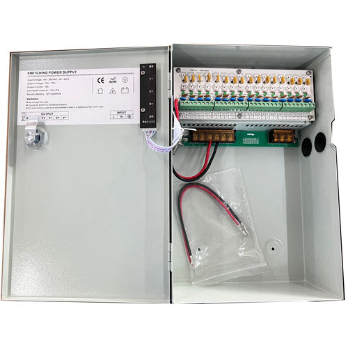 P12VDC-10AD-BAT aktronix Τροφοδοτικό σταθεροποιημένο 10A 152W