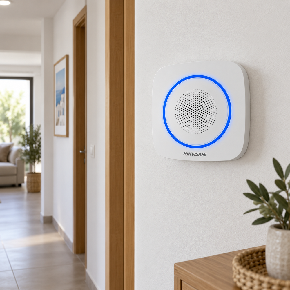 Hikvision DS-PS1-II-WE (Blue) — ενδεικτική απεικόνιση τοποθέτησης