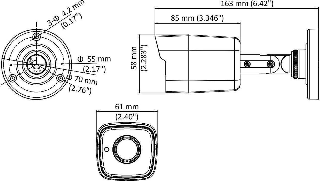 DS-2CE16H0T-ITPF (2.8mm) HIKVISION αναλογική HD κάμερα