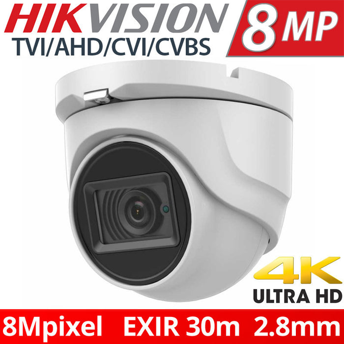 DS-2CE76U1T-ITMF (2.8mm) HIKVISION αναλογική HD κάμερα DOME 4 in 1 TVI/CVI/AHD/CVBS