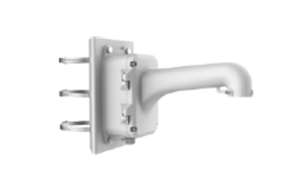 DS-1604ZJ-Box-Pole Vertical Pole Mount with Junction Box