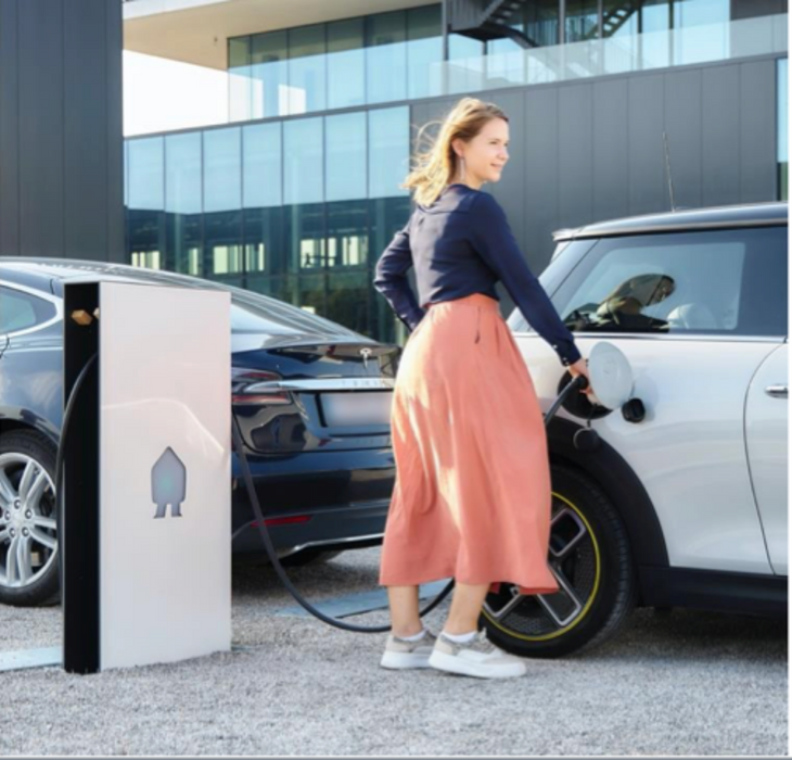 Επιδαπέδιος σταθμός φόρτισης Smappee ev Charger  up to 2x22kW Type 2