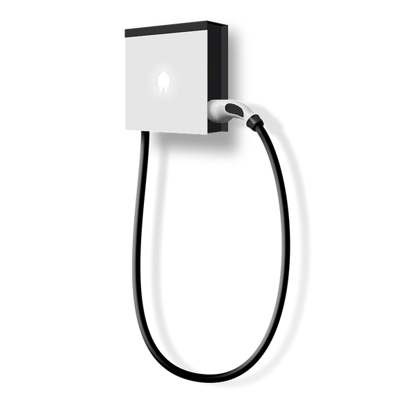 Wall-mounted Smappee EV Charger, up to 1 × 22 kW, Type 2